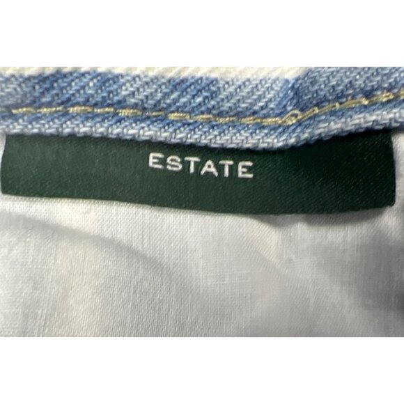 Ralph Lauren Vertical Striped High Rise Jeans Size 8 - Picture 9 of 9